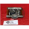 Image 1 : America was built by the american carpenter belt buckle
