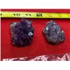 Image 2 : Two Chunks of amethyst Crystals