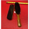 Image 2 : 2 Vintage Woodbacked Bristle Brushes