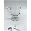 Image 2 : Hard to find Victorian Glass Custard Cup 1800's English