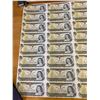 Image 2 : 1973 Bank of Canada uncut sheet of 41 dollar notes in original tube