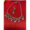 Image 2 : Nice Rhinestone necklace with matching earrings