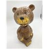 Image 2 : 7" tall carved bear bobble head