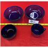 Image 1 : Lot of Cobalt blue dishes vintage