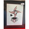 Image 1 : 19 x 24 Nicely framed first nations print 31/250