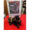 Image 1 : RCMP Musical Ride poster plus Stuffed RCMP Horse