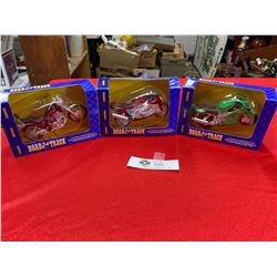 Lot of 3 Road and Track 1:18 scale Motorcycles still in package