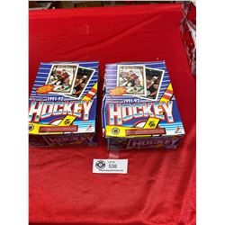 2 unopened boxes 1991-92 hockey cards O-Pee-Chee