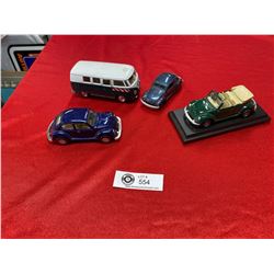 Lot of 4 Volkswagon die cast