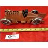 Image 2 : Original Vintage Hubley Open Wheel Cart Iron Racecar
