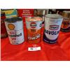 Image 2 : Lot of 8 Vintage Oil Cans Various Sizes and Brands