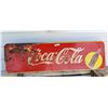 Image 1 : Drink Coca Cola Sign with Bottle logo 1940's 60" x 31" made in Canada