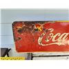 Image 2 : Drink Coca Cola Sign with Bottle logo 1940's 60" x 31" made in Canada