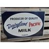 Image 2 : Vintage Double sided Dairyland Pacific Milk Plexiglass damaged corners