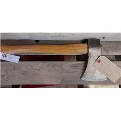 Unmarked Hawk Style Boys Camp Axe Original Wood Sharp