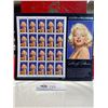 Image 1 : Legends of Hollywood Marlyn Monroe Sheet of 32 cent US Stamps