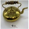 Image 2 : Vintage English Brass Swan Neck Kettle Victorian