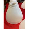 Image 2 : 5 Vintage 8" Reflector Lampshades