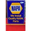 Image 1 : Tin Napa Auto Parts sign 16" x 21