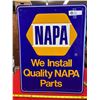 Image 2 : Tin Napa Auto Parts sign 16" x 21