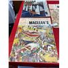 Image 2 : 2 Vintage MacLeans magazinesand post magazine