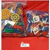Image 1 : 2 Large Bags of building Toy Pieces