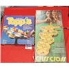 Image 1 : 2 Vintage Childrens Boardgames: Topple and Criss Cross