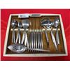 Image 1 : Vintage Mid century Modern Community stainless Cuttlery set in original tray
