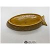 Image 2 : Mid century Potery Fish Dish 1970's 10" Wide