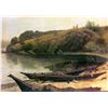 Canoes by Albert Bierstadt