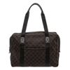 Gucci Dark Brown GG Canvas Leather Laptop Bag