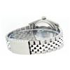 Image 4 : Rolex Mens Stainless Steel Mother Of Pearl Diamond & Emerald Datejust Wristwatch
