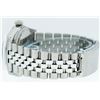 Image 8 : Rolex Mens Stainless Steel Mother Of Pearl Diamond & Emerald Datejust Wristwatch
