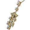 Image 3 : 2.75 ctw Oval Cut Diamond Designer Necklace 18K Yellow Gold