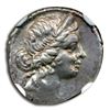 Image 2 : Roman Silver Denarius Julius Caesar (44 BC) Ch XF NGC