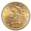 Image 2 : 1904 $10 Liberty Gold Eagle MS-64 PCGS