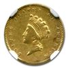 Image 2 : 1856-S/S $1 Indian Head Gold XF-45 NGC (FS-501)