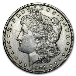 1901-O Morgan Dollar AU