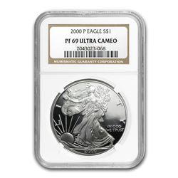 2000-P Proof Silver American Eagle PF-69 NGC
