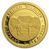 Image 1 : 2020 Somalia 1/2 gram Gold African Elephant BU