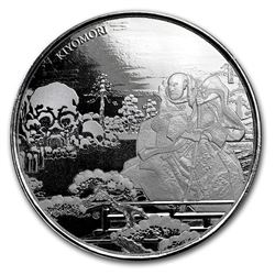 2018 Fiji 1 oz Silver Samurai BU