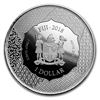 Image 2 : 2018 Fiji 1 oz Silver Samurai BU