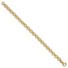Image 2 : 14k Yellow Gold Polished Fancy Link Bracelet - 7.25 in.
