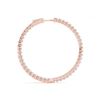 Image 3 : 1.5 ctw Diamond VS/SI 20 MM Hoop Earrings 14k Rose Gold