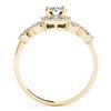 Image 3 : 1.43 ctw Certified VS/SI Diamond 2pc Wedding Set 14k Yellow Gold