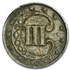Image 2 : 1852 Three Cent Silver XF