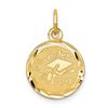 Image 1 : 14k Solid Gold Graduation Cap Charm - 1223A