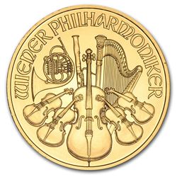 Austria 1/4 oz Gold Philharmonic BU (Random Year)