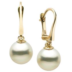 Elite Collection White Freshwater Pearl Dangle Earrings