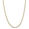 Image 1 : 14k Yellow Gold 2.9 mm Beveled Curb Chain - 26 in.